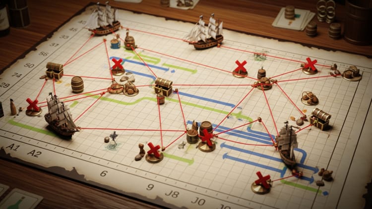 Gannt Chart with Pirate Ships