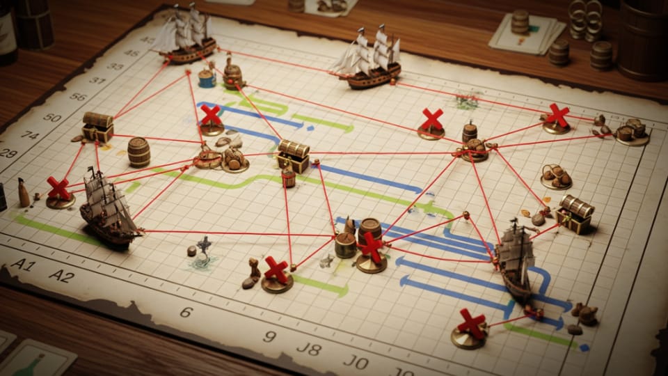 Gannt Chart with Pirate Ships