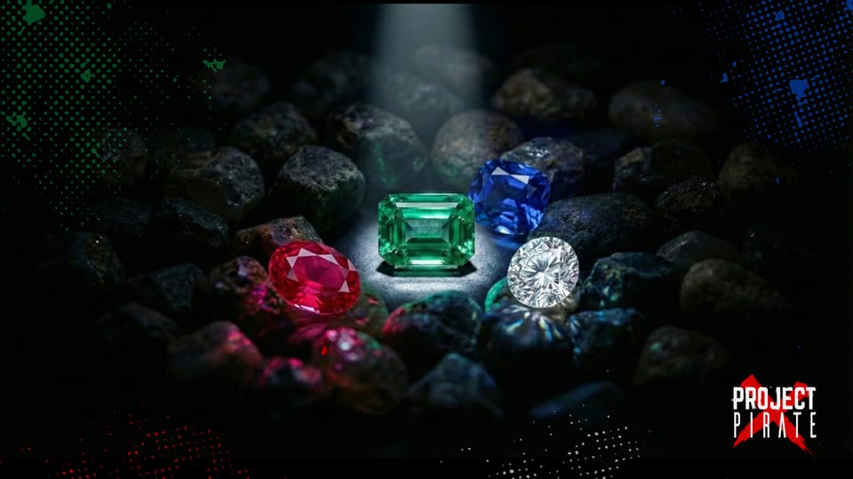 Valuable gems hidden among low-value rough stones